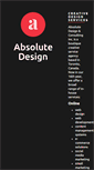Mobile Screenshot of absolutedesign.com