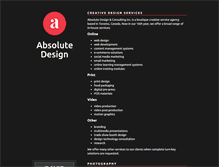 Tablet Screenshot of absolutedesign.com